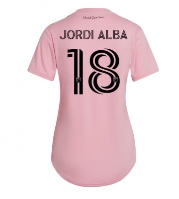 Maillot de foot Inter Miami Jordi Alba #18 Domicile Femmes 2023-24 Manches Courte